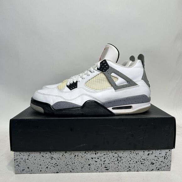 Nike Shoes Air Jordan 4 Retro “White Cement” 2024
